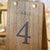 Rustic Romance Wedding Wooden Tent Table Numbers 12pk