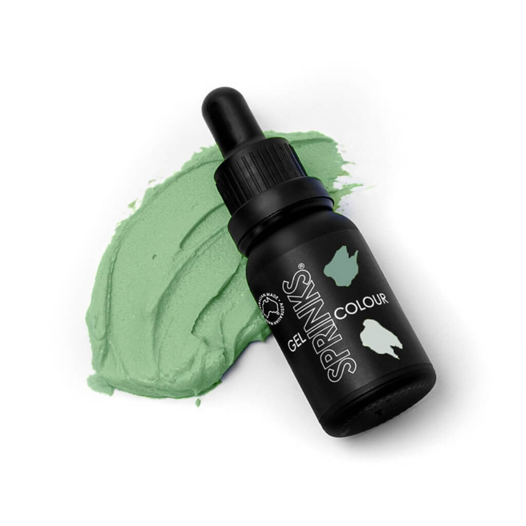 Sprinks sage gel food colouring 15ml bottle