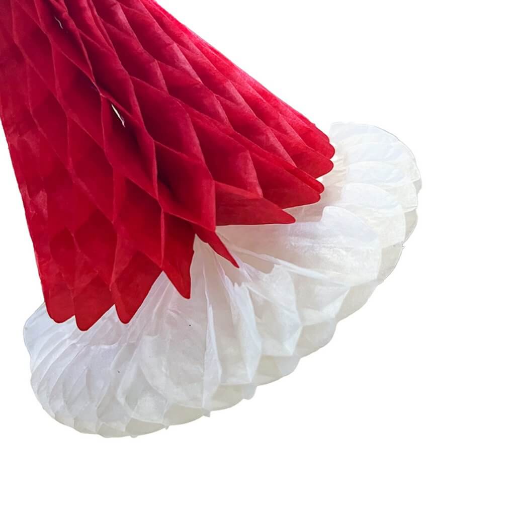 Santa Claus Hat Honeycomb Place Cards 4pk