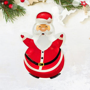 red Santa Shaped Plates 8pk