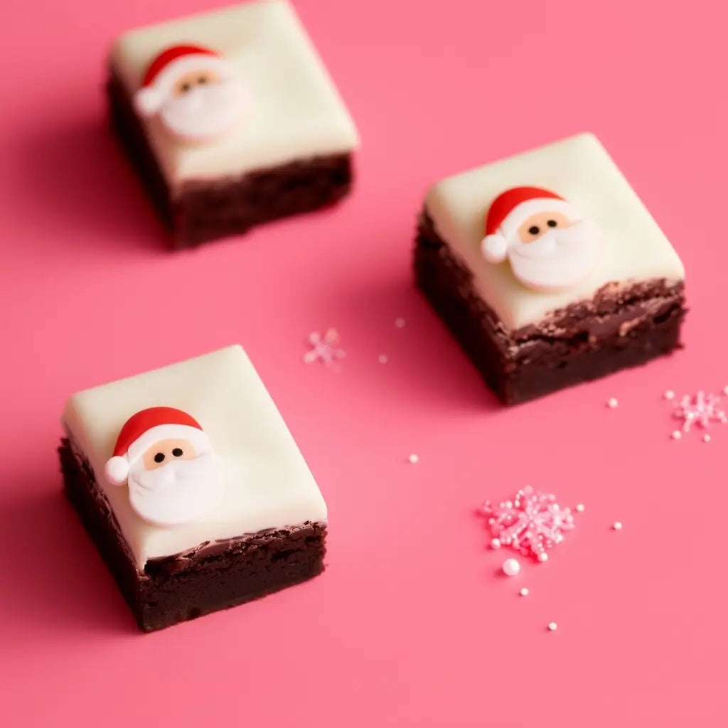 Santa Icing Toppers for Festive Baking