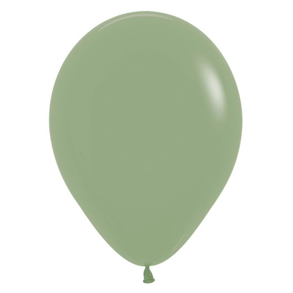 Mini Fashion Eucalyptus Latex Balloons 12cm 50pk