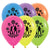 30cm Disco Theme Neon Assorted Latex Balloons 25pk