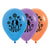 Disco Theme Neon Blue Purple Orange Latex Balloons 30cm 25 Pack