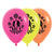Disco Theme Neon Fuchsia Yellow Orange Latex Balloons 30cm 25 Pack