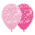 Pink 30cm Birthday girl Latex Balloons 6 Pack