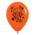 Zombie Horror Orange Latex Balloons 30cm 6 Pack