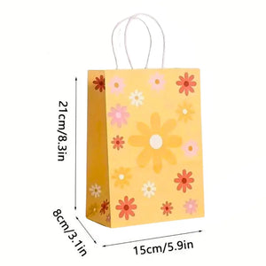 Shortbread Yellow Sweet Daisy Party Bags 5pk