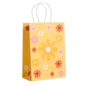 Shortbread Yellow Sweet Daisy Party Bags 5pk