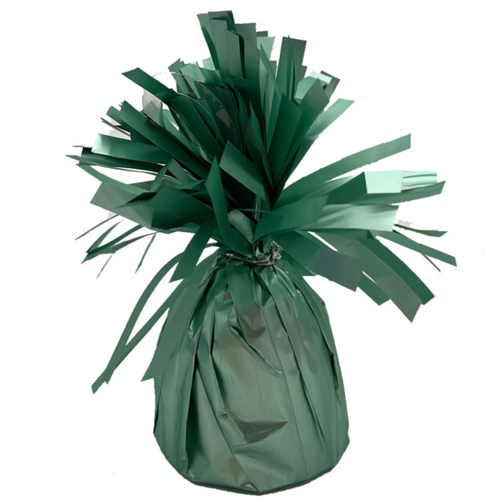 Small Silk Lustre Green Foil Balloon Weight