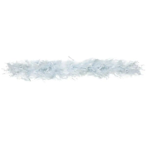 Real Feather Boa - Silver