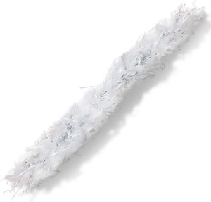 Real Feather Boa - Silver