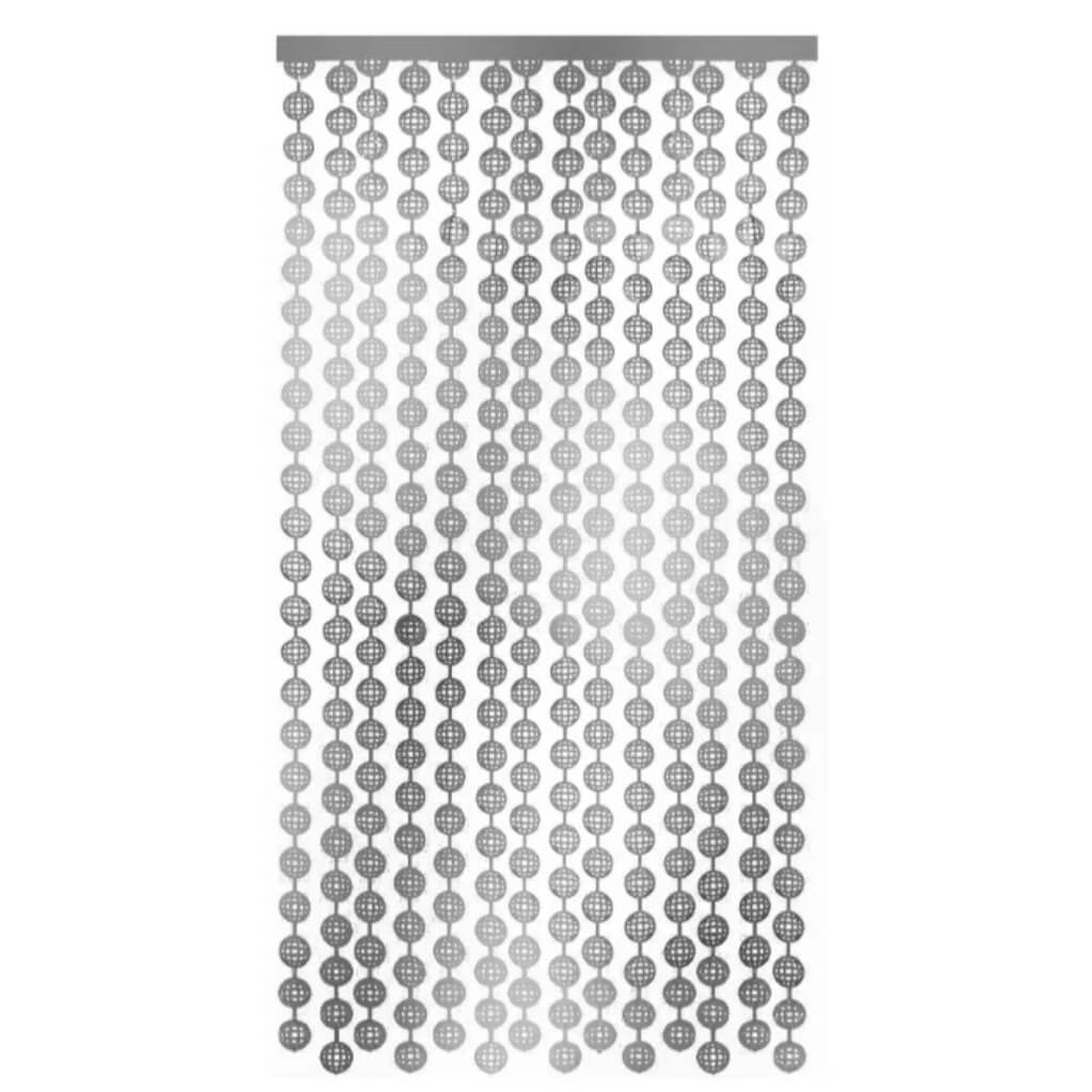 Silver Disco Ball Foil Curtain party backdrop