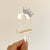 Acrylic Silver Mirror Number 2 Rhinestone Crown Cupcake Topper