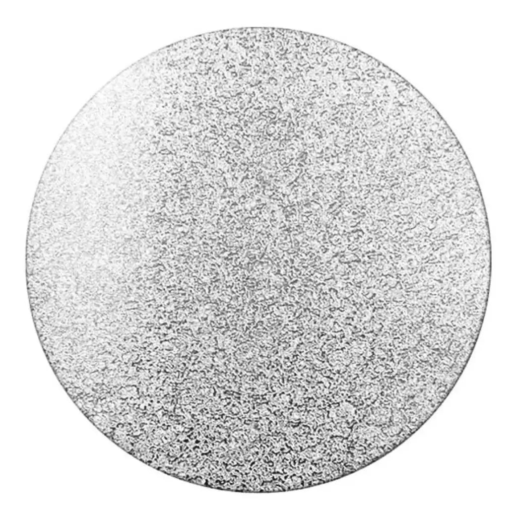 round silver cake board for decorating cakes