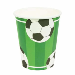 Soccer Ball Paper Cups 266ml 8pk