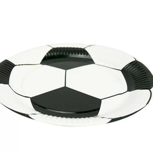 Soccer Ball Dinner Paper Plates 23cm 8pk