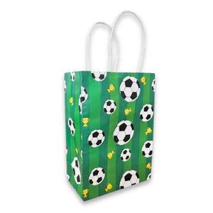 Soccer Paper Gift Bags 4pk