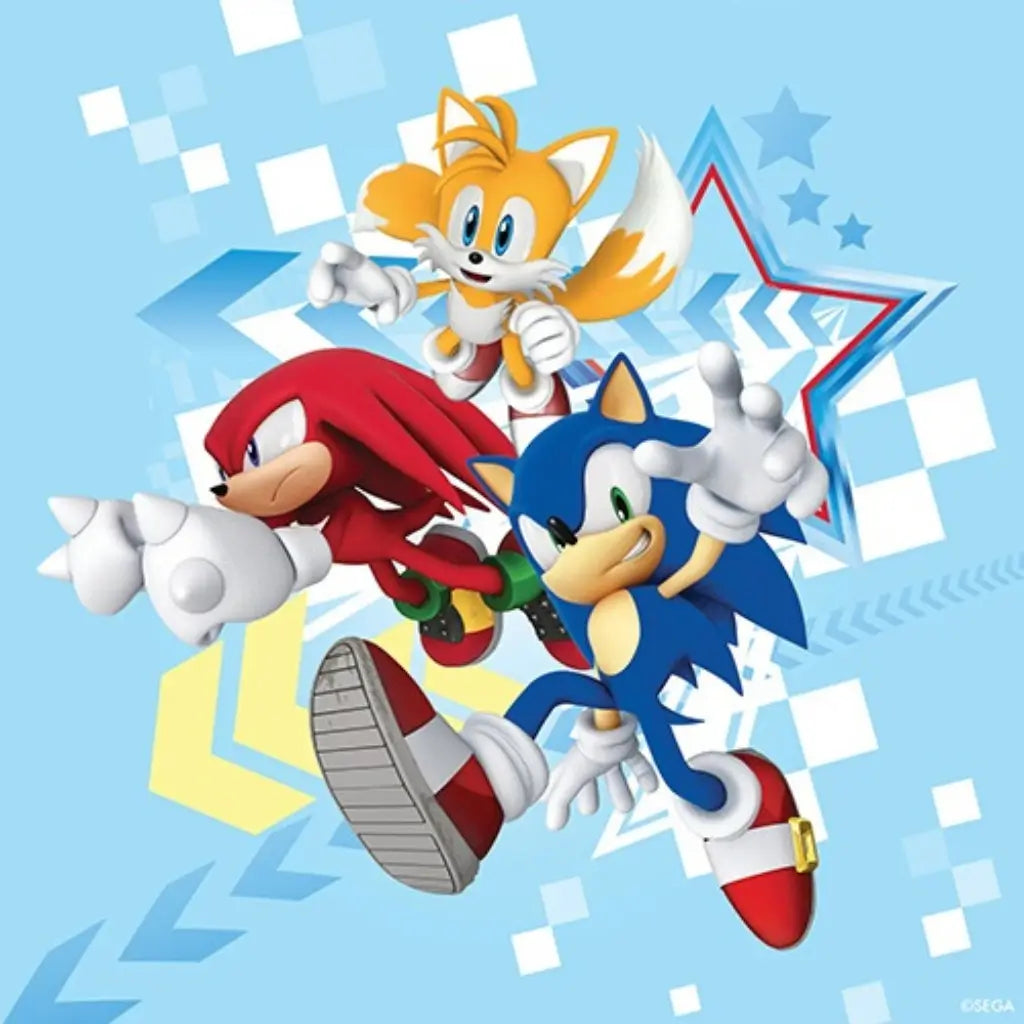 Official Sonic party napkins for birthday celebrations