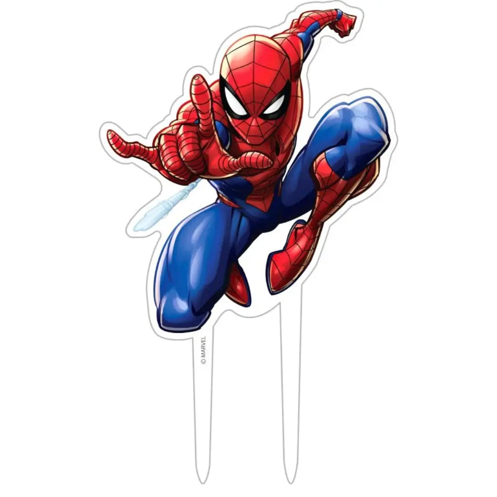 Spider-Man Webbed Wonder acrylic cake topper