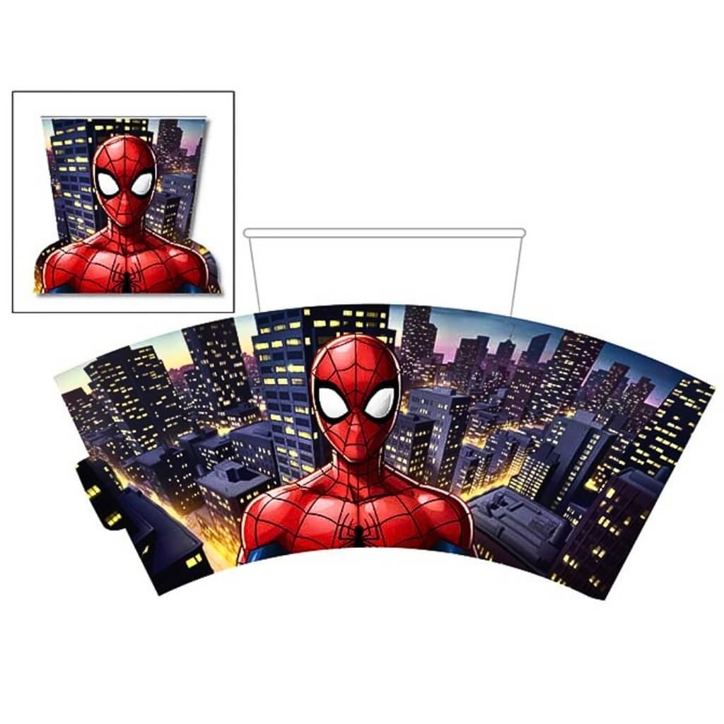 Spider-Man superhero cup sleeves wraps