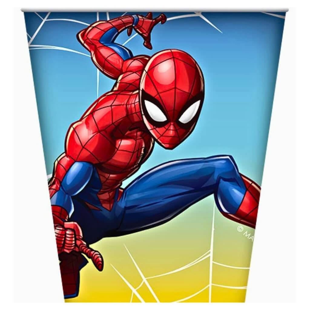 Spider-Man paper cups