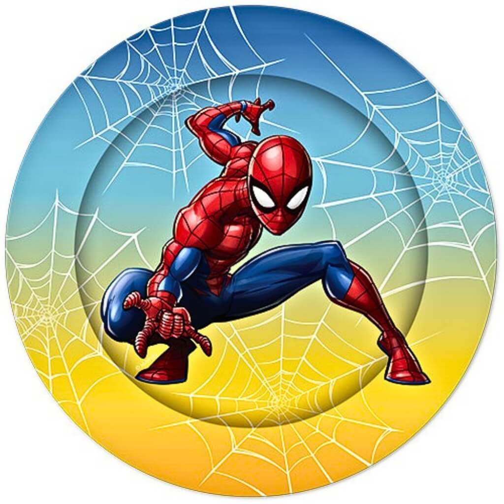 Spider-Man paper plates