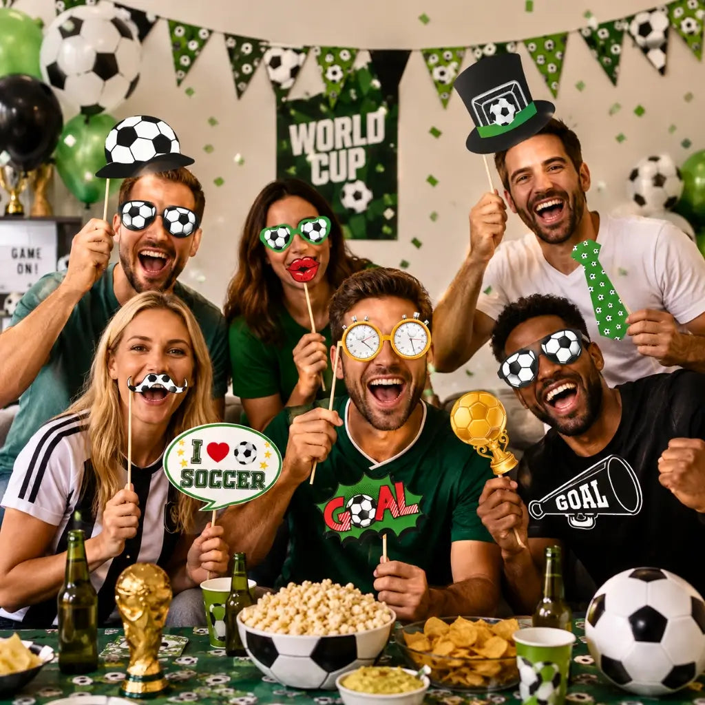 World Cup celebration photo booth decorations