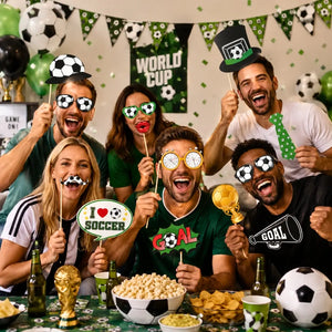 World Cup celebration photo booth decorations