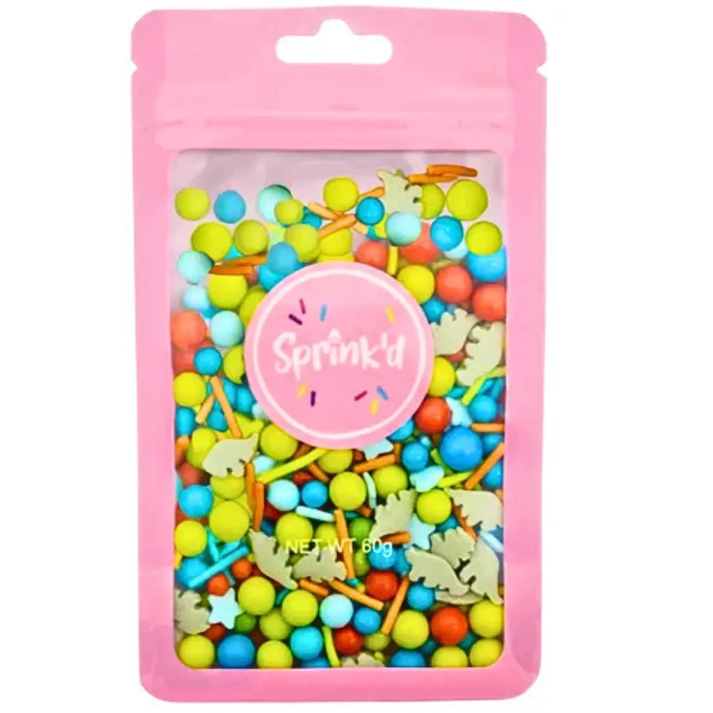 Sprink’d Dino Rawr Medley sprinkles 60g pack