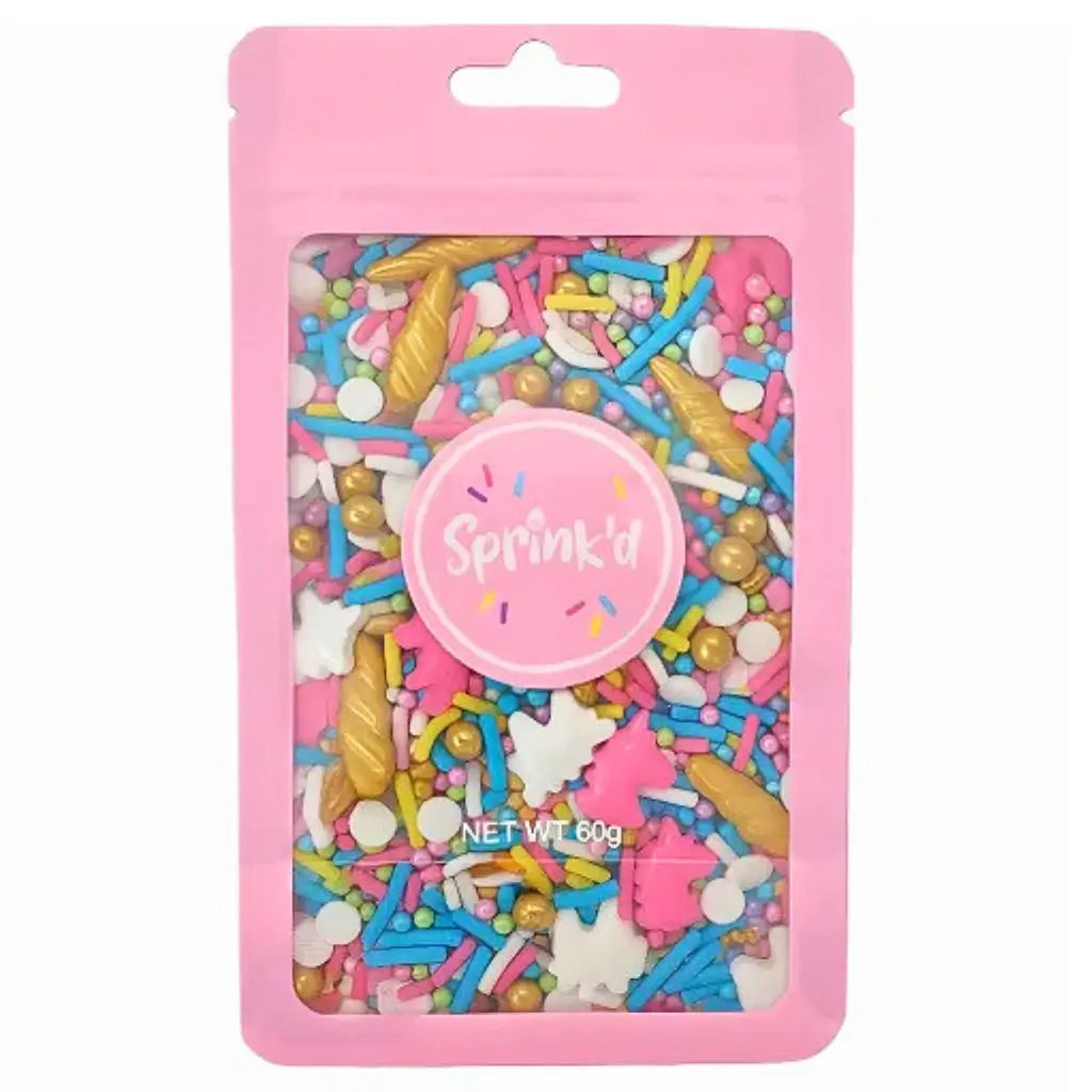 Sprink’d Unicorn Mash Up sprinkles for unicorn birthday cakes