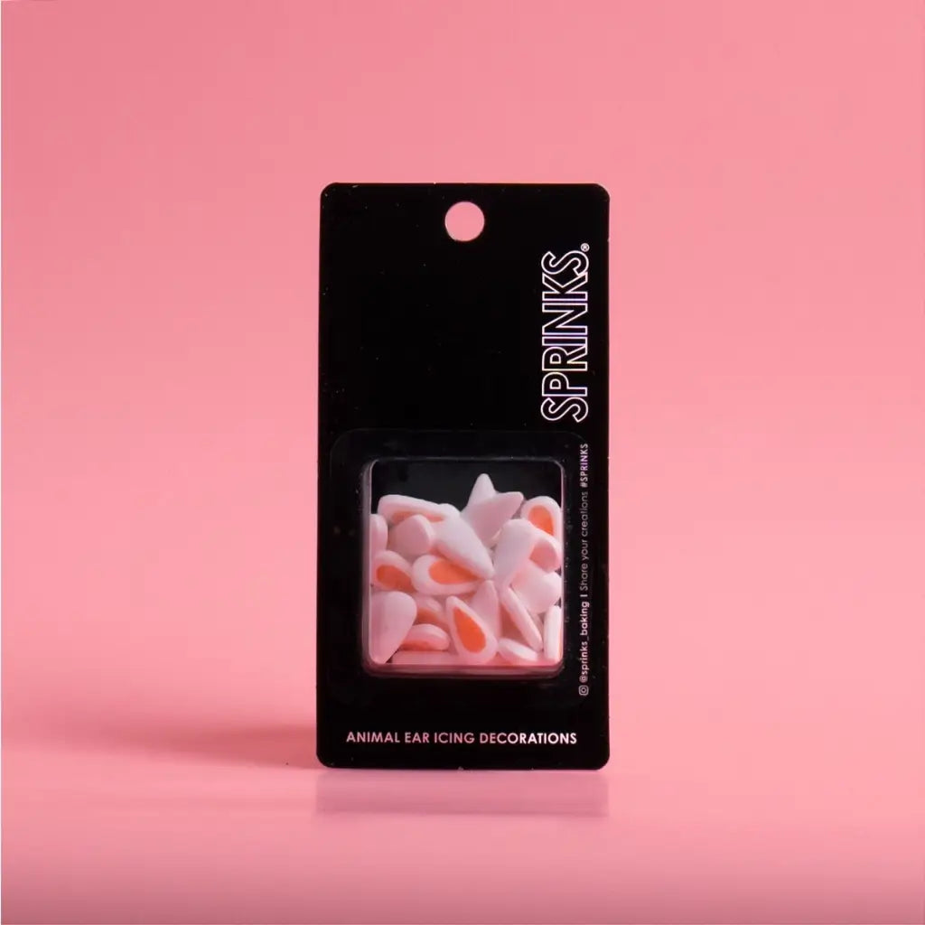 Edible animal ear decorations for baking
