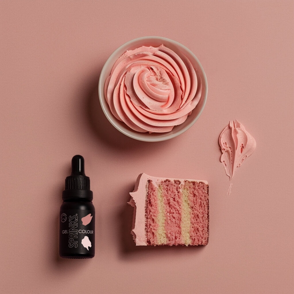 Sprinks blush gel food colouring 15ml bottle