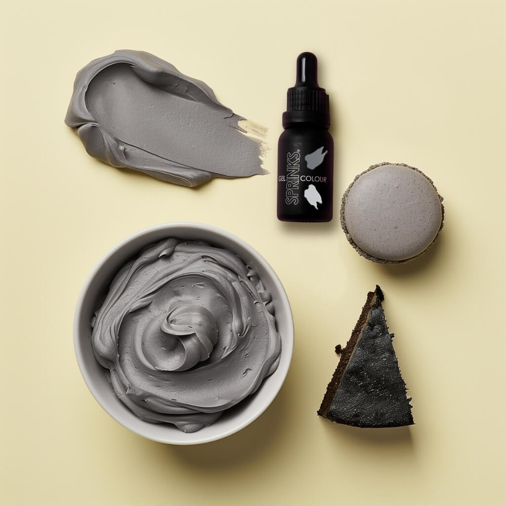 Sprinks gel colour dropper bottle grey