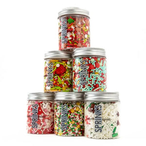 prinks Christmas edible sprinkle mix collection