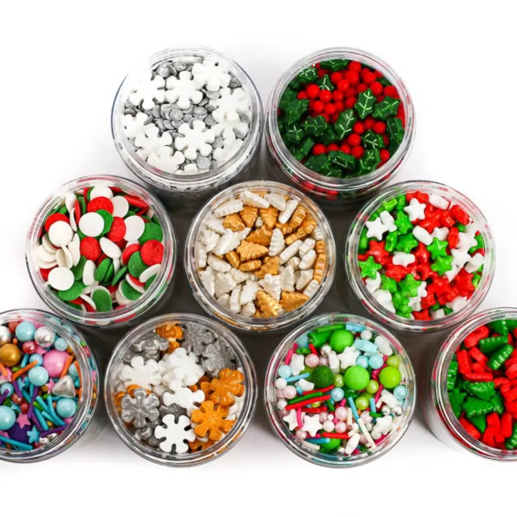 prinks Christmas edible sprinkle mix collection