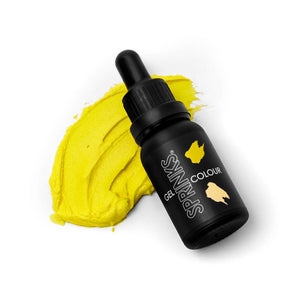 Sprinks lemon gel food colouring 15ml bottle