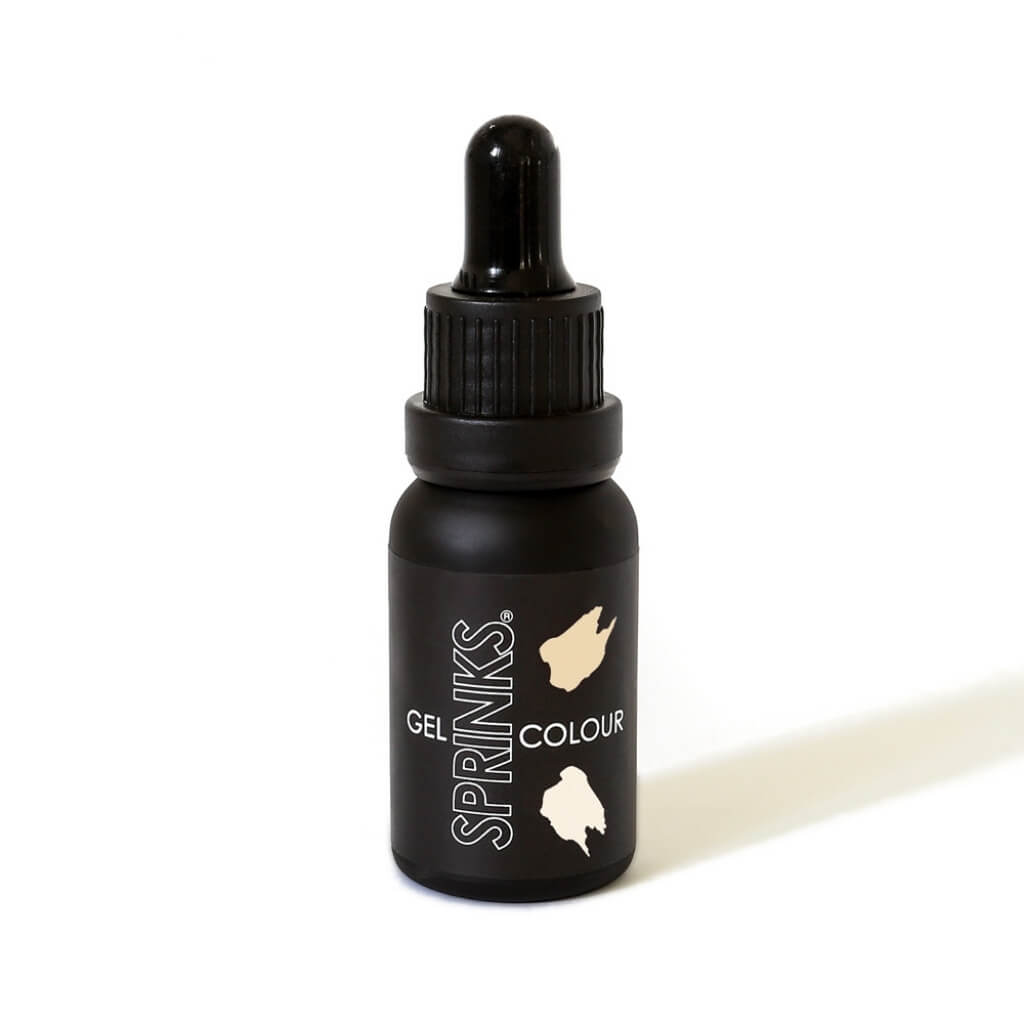 Sprinks antique white gel food colouring 15ml bottle