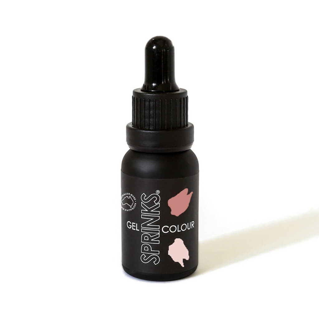 Blush liquid gel food colouring bottle for baking