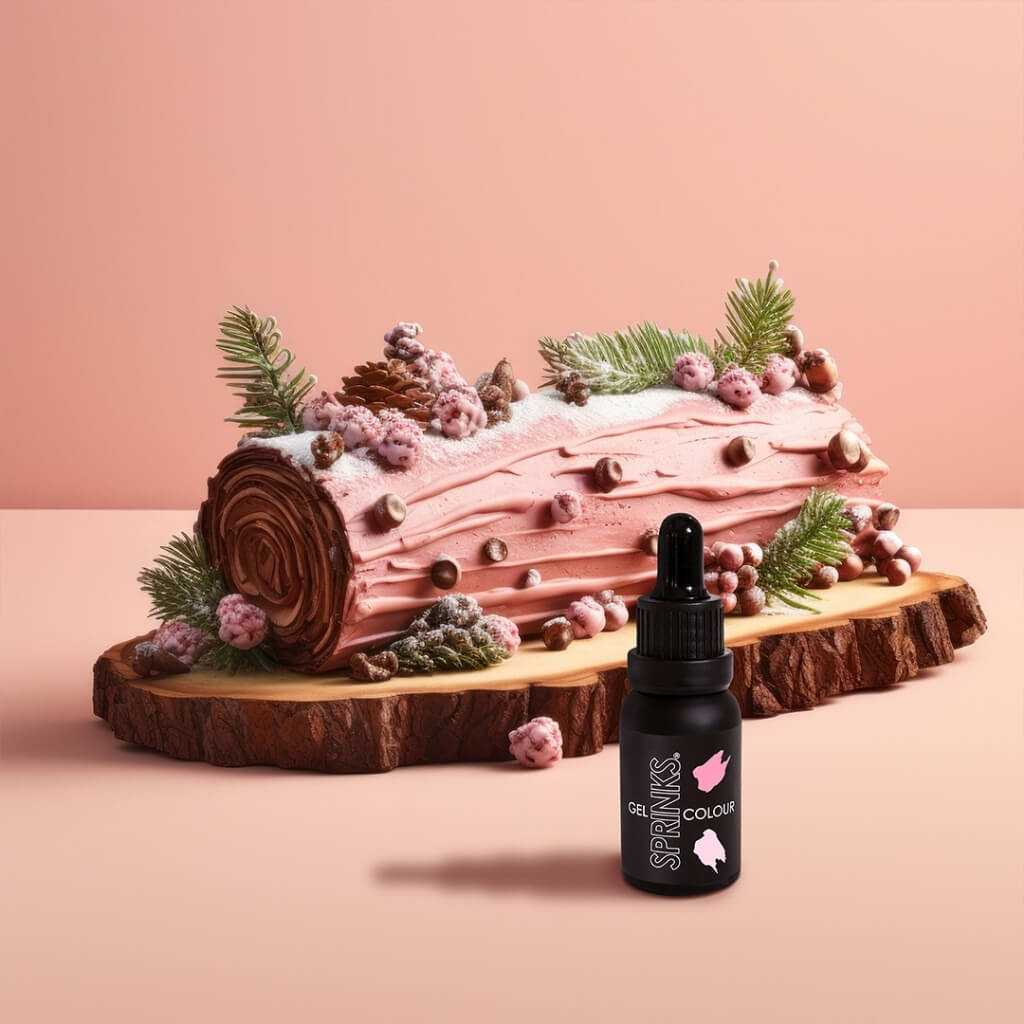 Rose pink liquid gel food colouring
