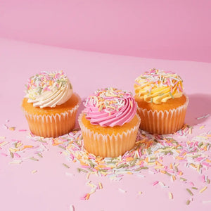 Sugar free pastel rainbow cake sprinkles by Sprinks