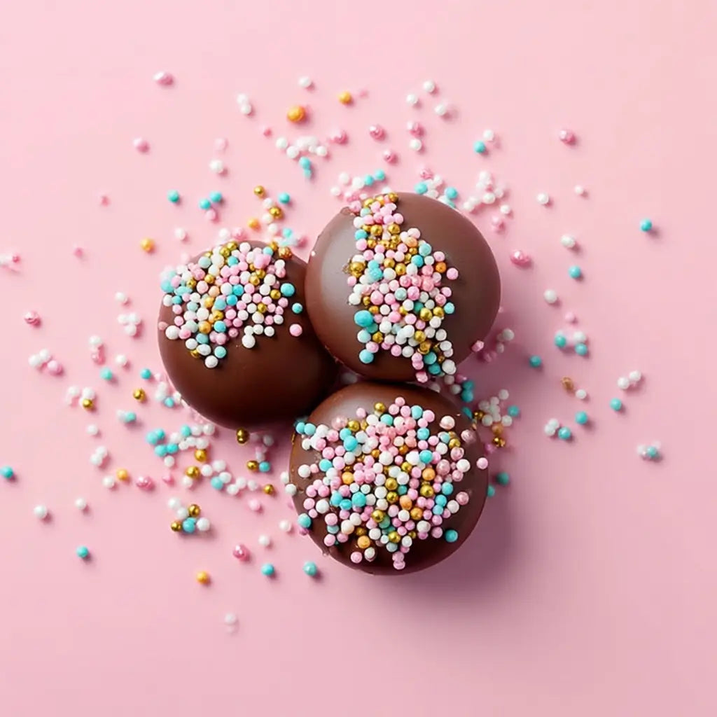 Pastel nonpareils for cupcakes and cookies