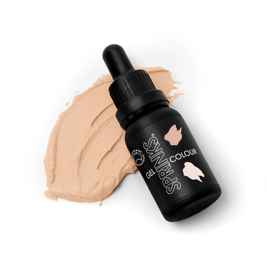 Sprinks gel colour dropper bottle peach