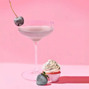 Silver Edible Glitter for Desserts and Cocktails