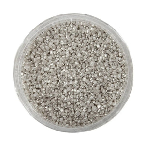 Sprinks Silver Sanding Sugar 80g edible metallic sparkling decorating sugar for cakes, cupcakes, cookies and desserts