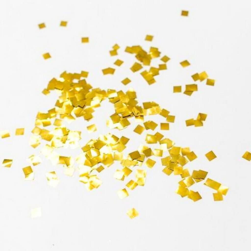 Mini Square Gold Foil Confetti 20g 5mm