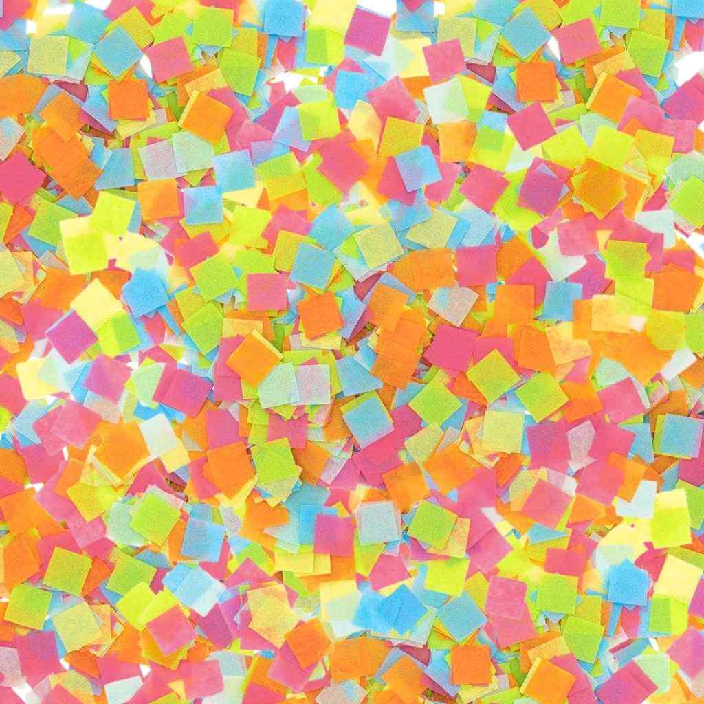 Spectrum Splash Square Paper Confetti Mix 20g