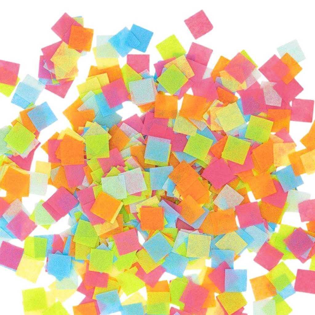 Spectrum Splash Square Paper Confetti Mix 20g