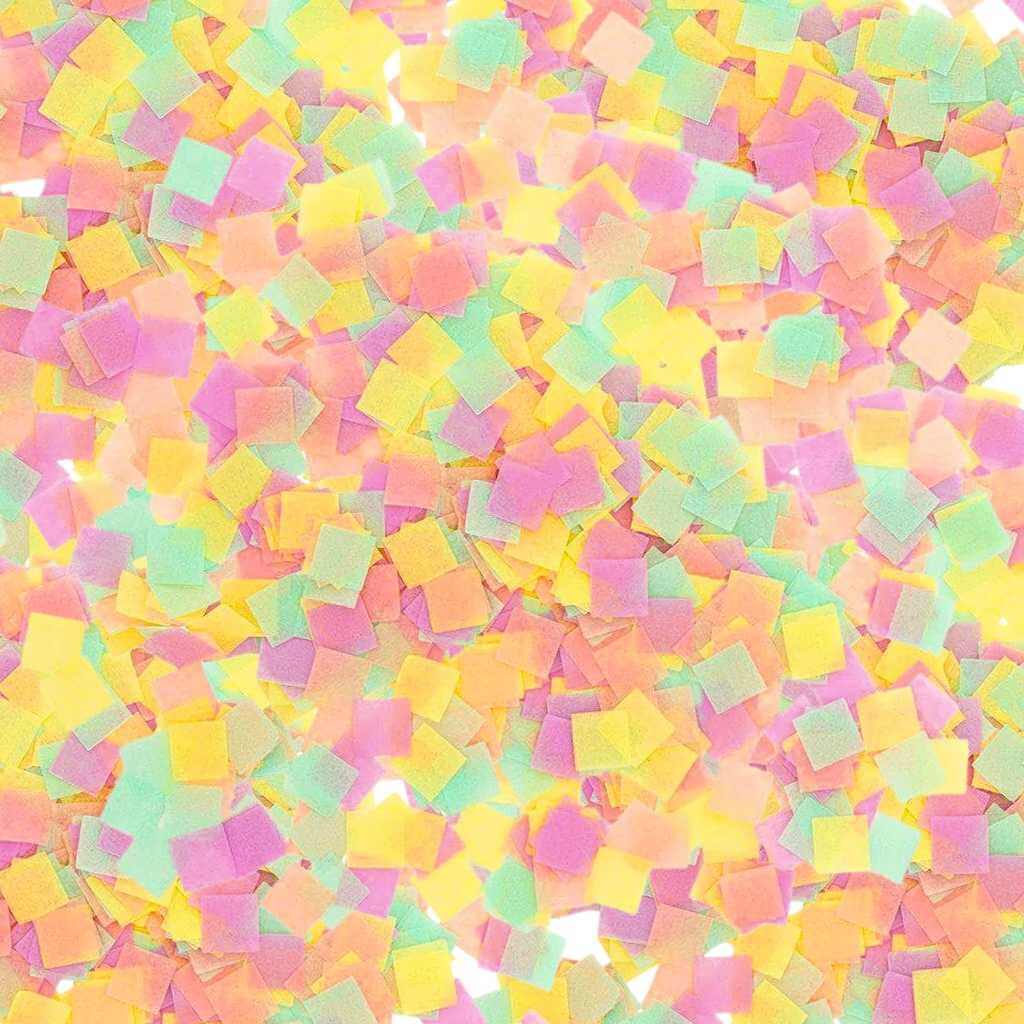 Summer Sorbet Square Paper Confetti Mix 20g