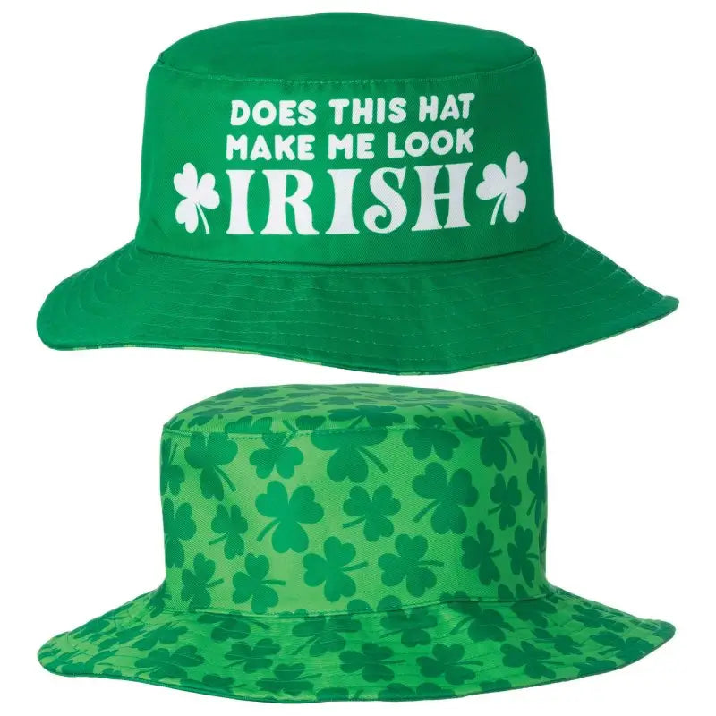 St Patrick's Day Reversible Bucket Hat